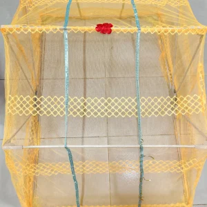 বেবি ফোল্ডেবল মশারী - অরেঞ্জ (Orange)